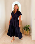 CARYN LAWN Gayle Dress Navy