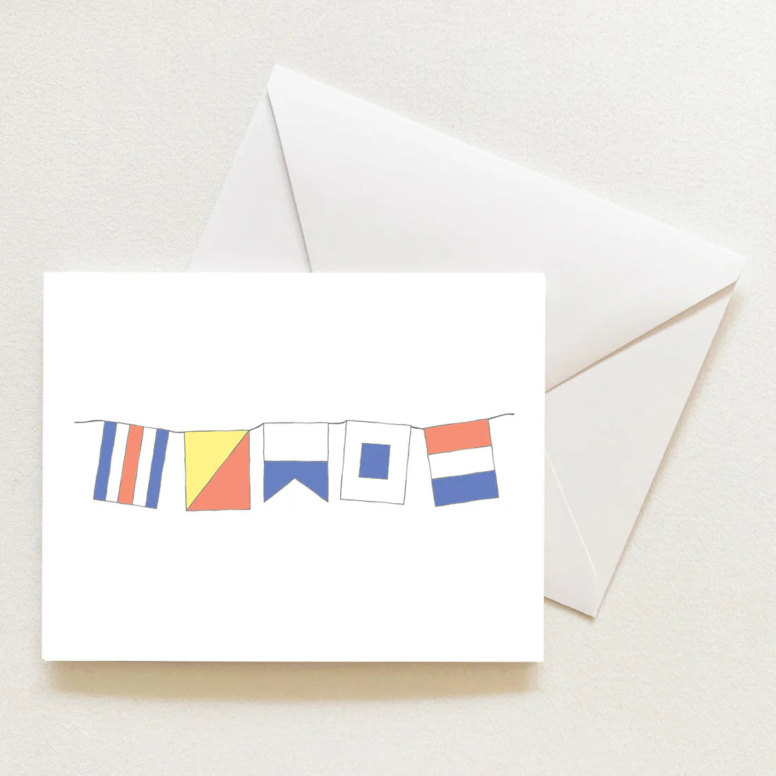 SARA FITZ Coast Flags Boxed Note Cards