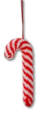 Sweater Candy Cane Ornament