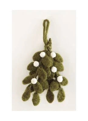 Mistletoe Felt Ornament