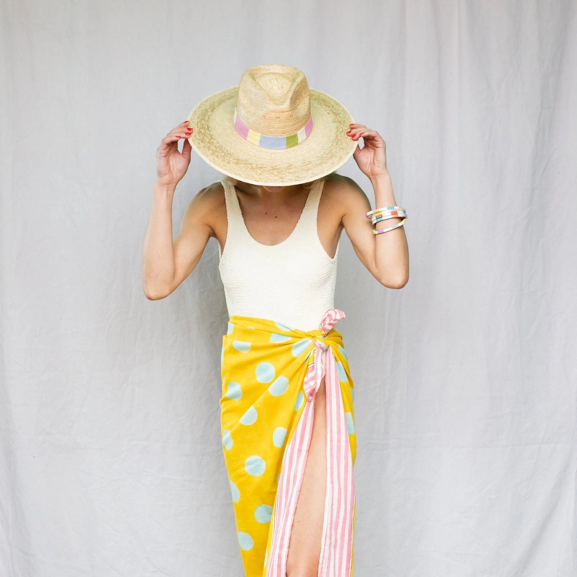 SUNSHINE TIENDA Berta Palm Hat