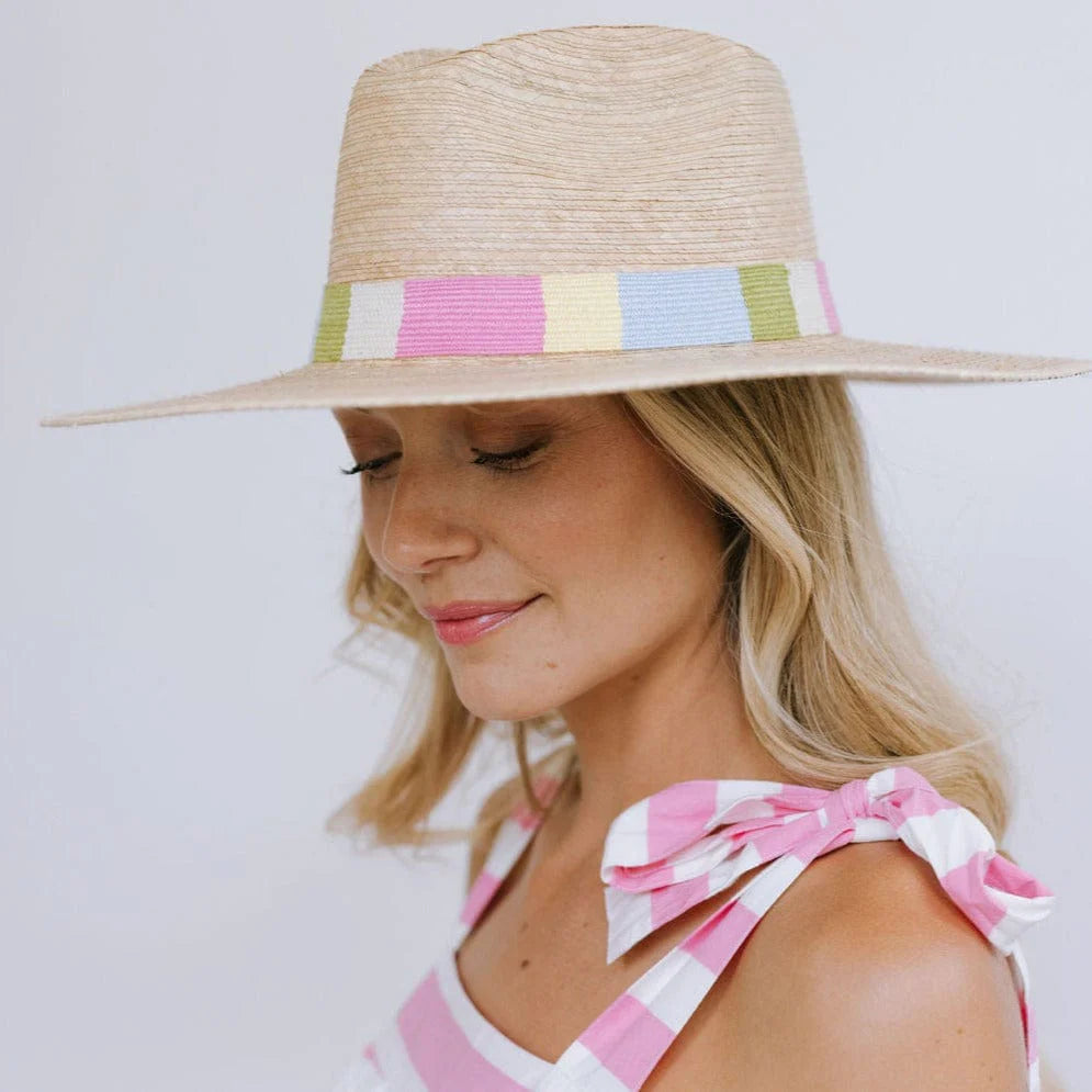 SUNSHINE TIENDA Berta Palm Hat