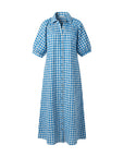 SUNSHINE TIENDA Oasis Dress Blue Gingham