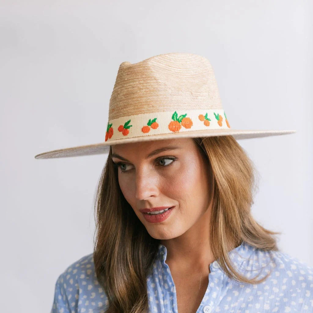 SUNSHINE TIENDA Clementine Palm Hat – Matilda display picture 1