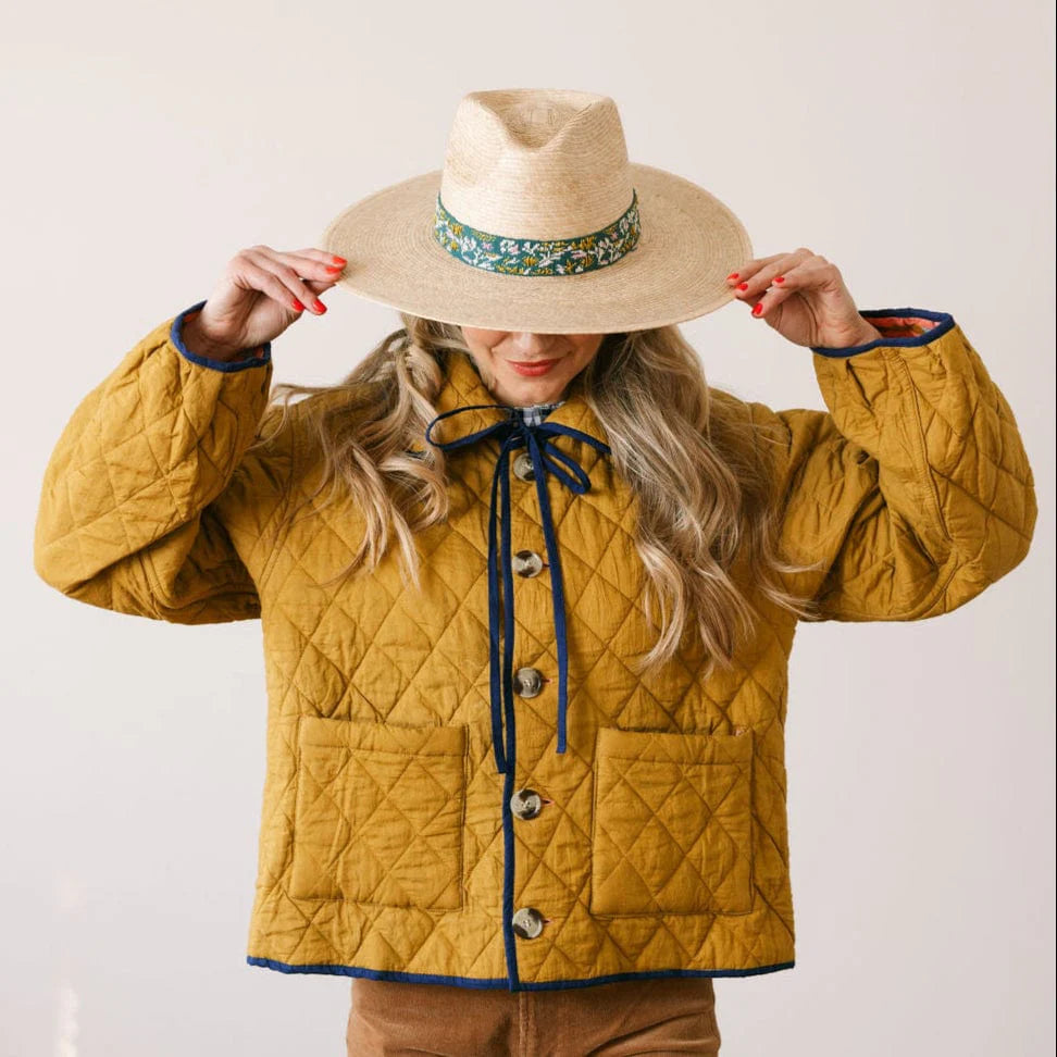 SUNSHINE TIENDA Paradise Floral Palm Hat