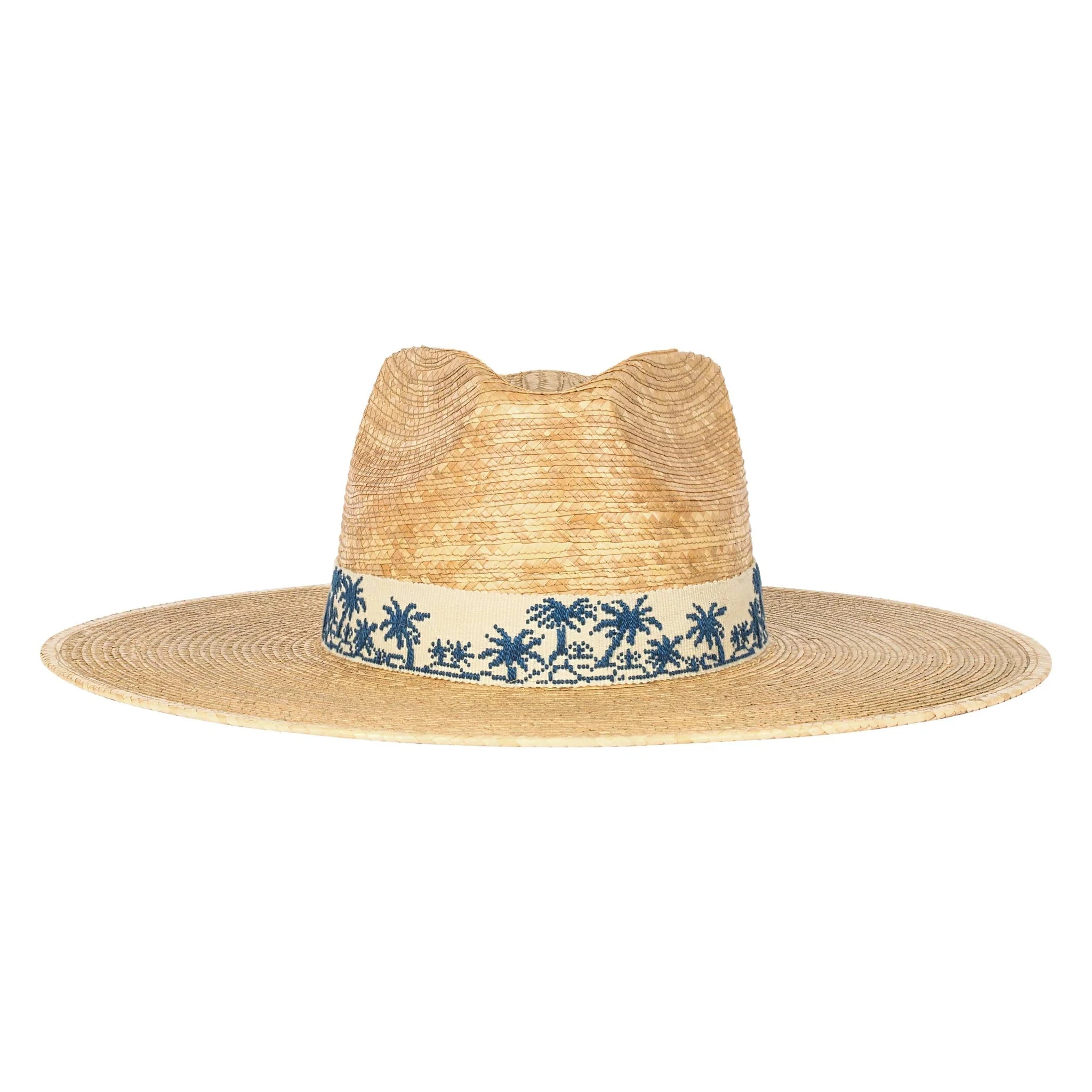 SUNSHINE TIENDA Tropical Toile Palm Hat