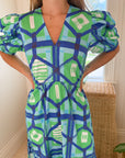 SHERIDAN FRENCH Margot Dress Navy Picnic