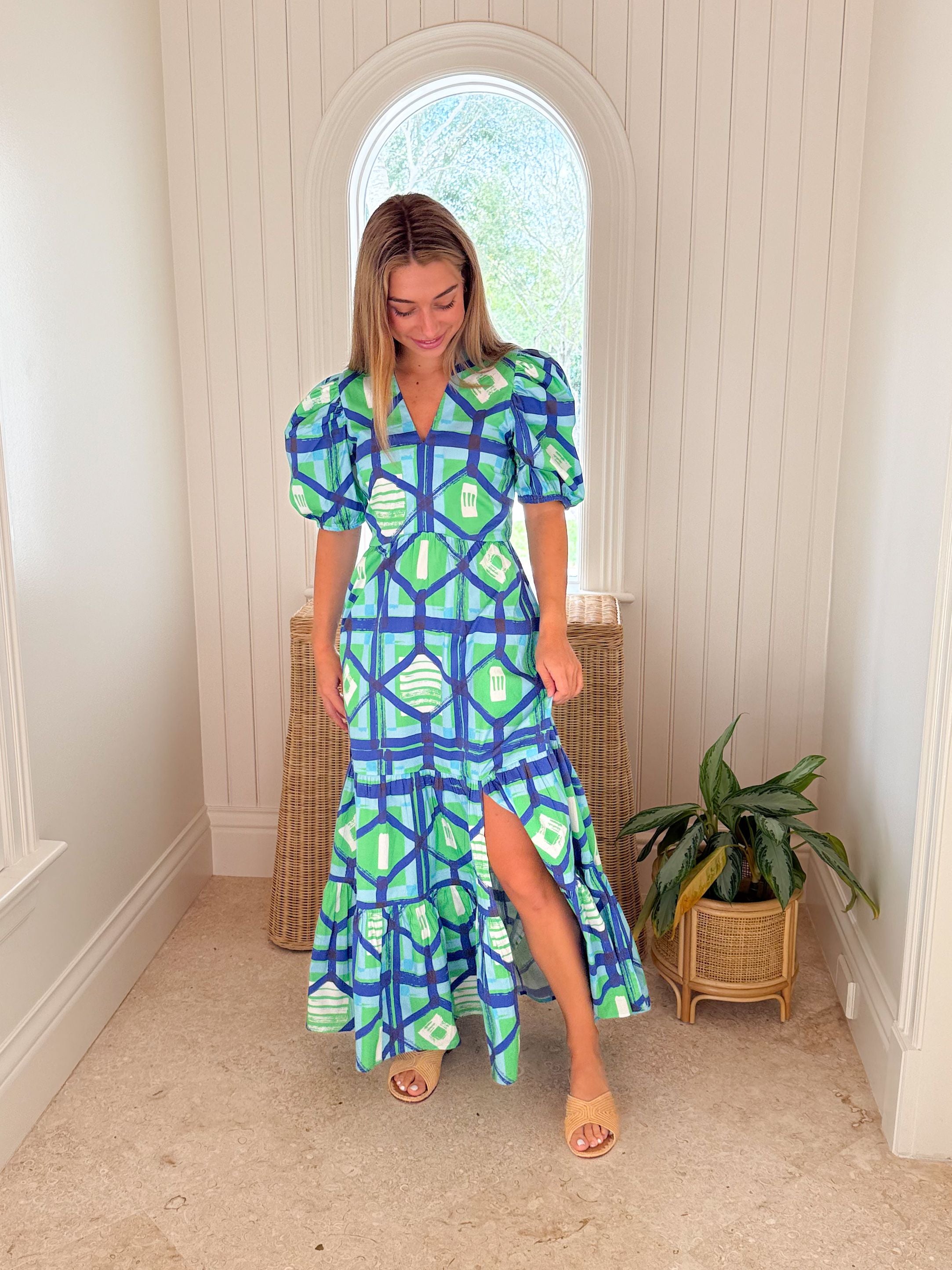 FINAL SALE SHERIDAN FRENCH Margot Dress Navy Picnic