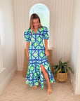 SHERIDAN FRENCH Margot Dress Navy Picnic