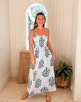 PINK CITY PRINTS Martina Dress Dusk Stripe