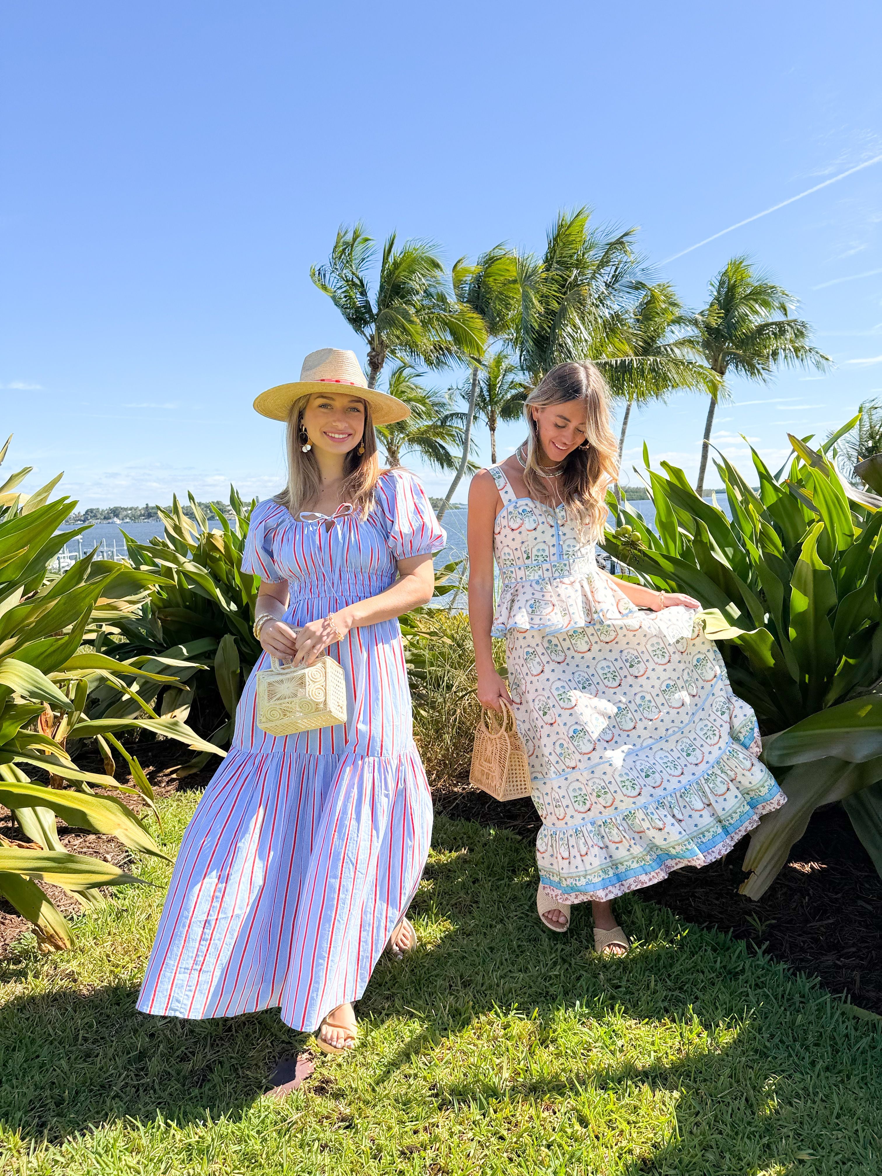 PINK CITY PRINTS Katie Dress Poets Stripe