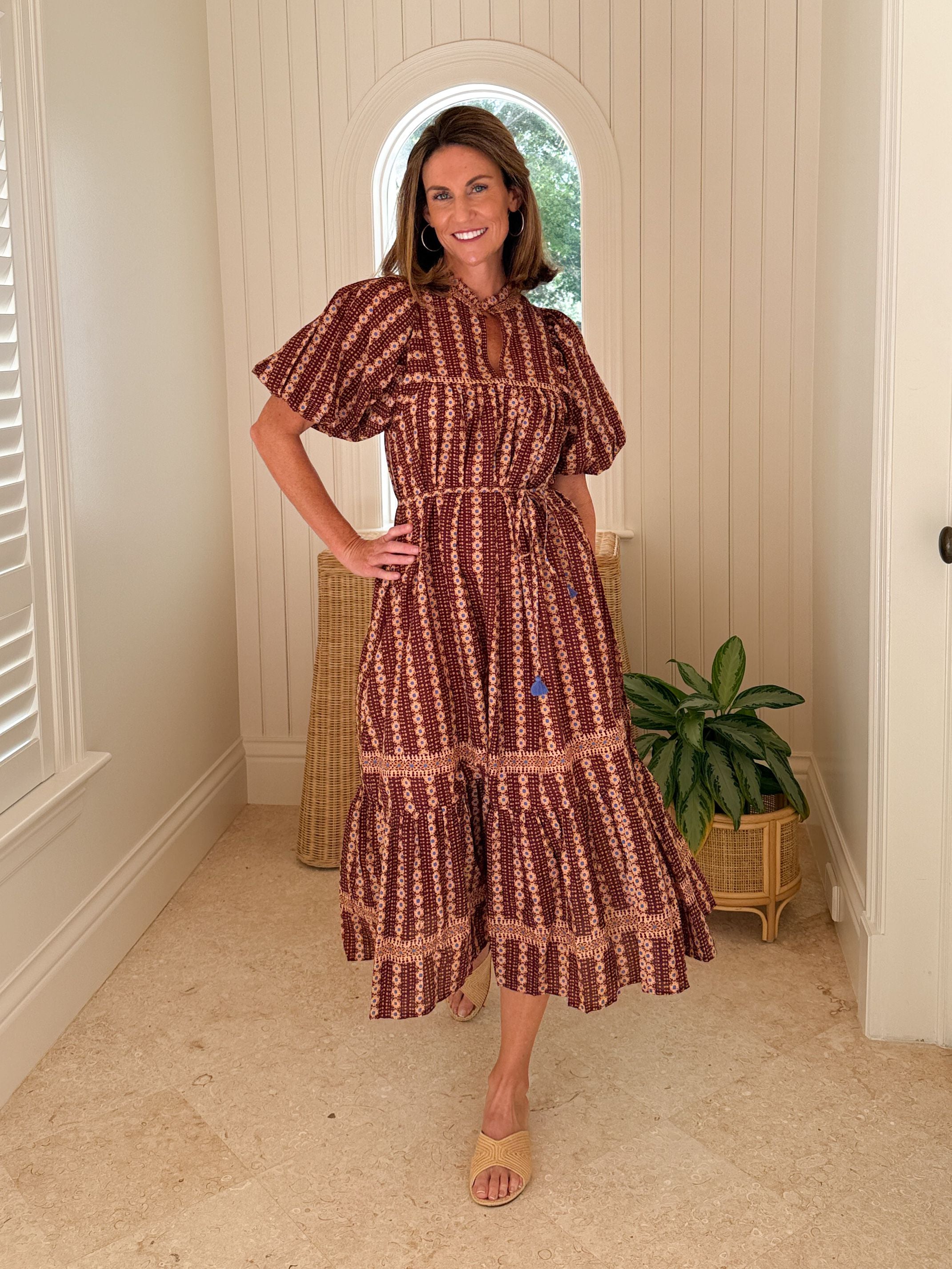 OMIKA Wren Midi Dress Espresso