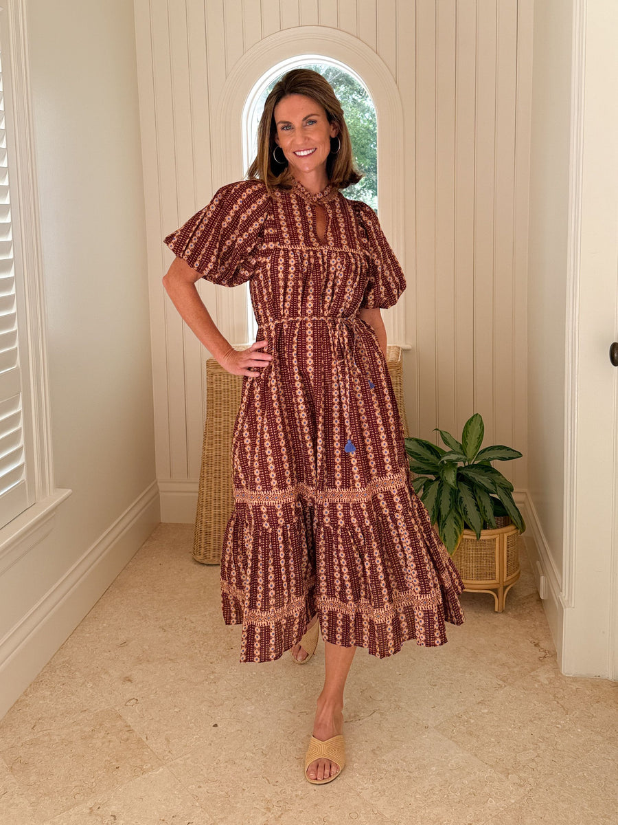 OMIKA Wren Midi Dress Espresso – Matilda's Life Style