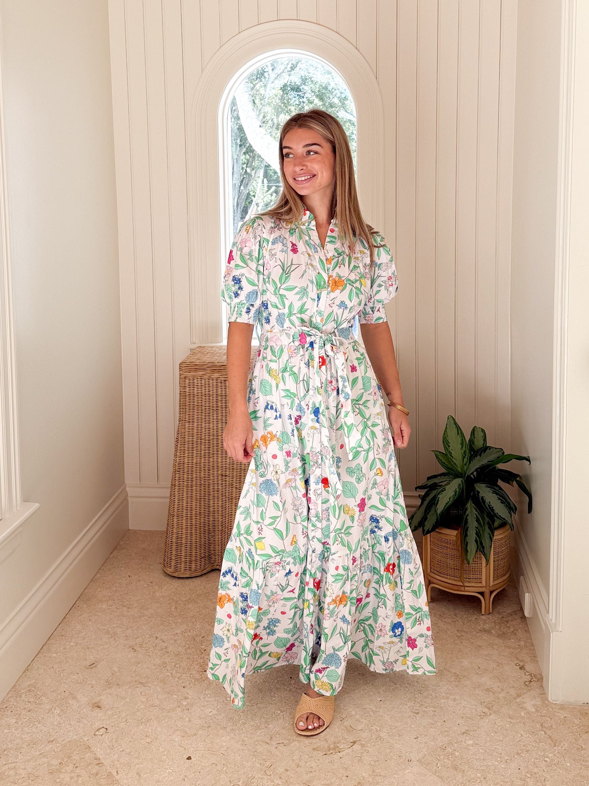 SHERIDAN FRENCH Birdie Dress Multi Wildflower