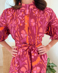 SHERIDAN FRENCH The Every Body Dress Sangria Batik