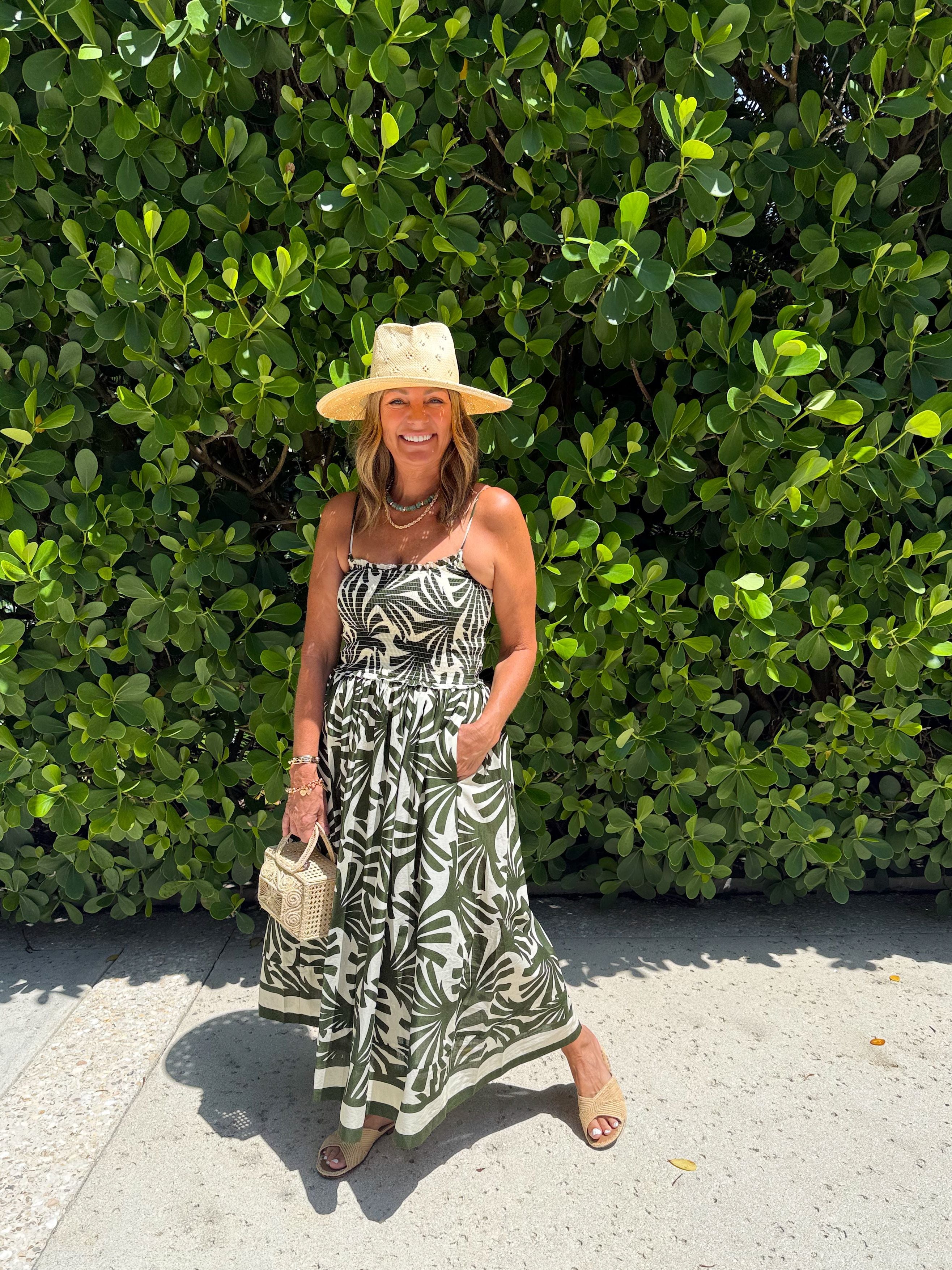 CARA CARA Carmen Dress Catalina Olive