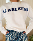 UNEMPLOYED DENIM Le Weekend Sweatshirt