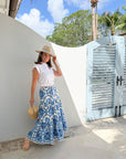 CARA CARA Melanie Skirt Mod Floral Blue