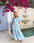SHERIDAN FRENCH Margot Dress Sky Jardin