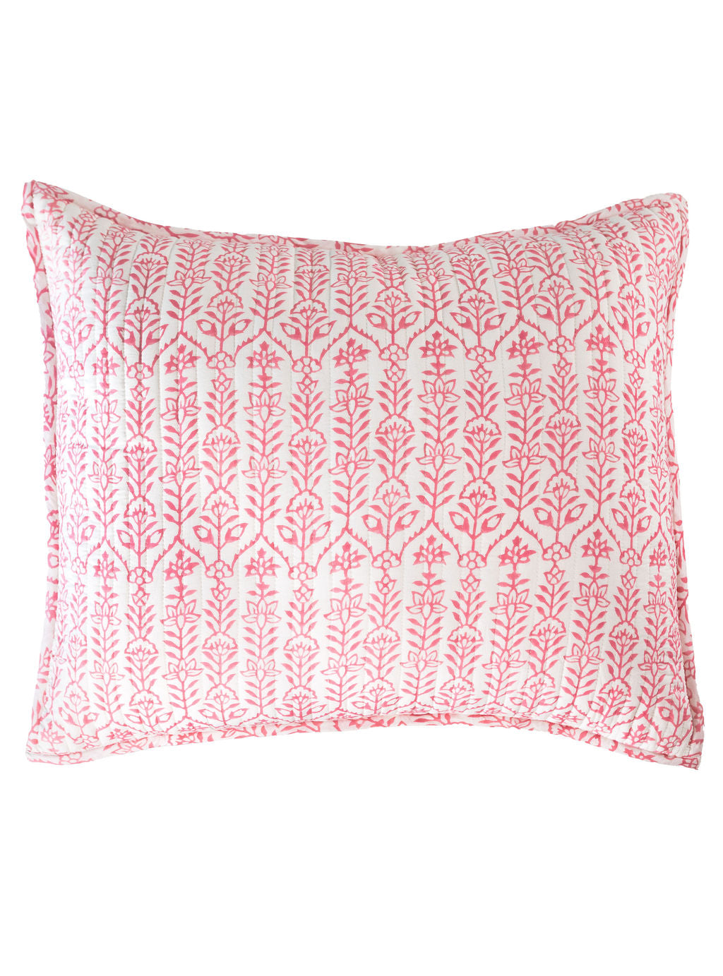 DANA SMALL DESIGNS Sham Flower Row Pink Lotus