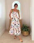 PROSPERINA Aurea Midi Dress Bloom Service