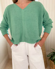 HIHO Kelsey Sweater Zephyr Green