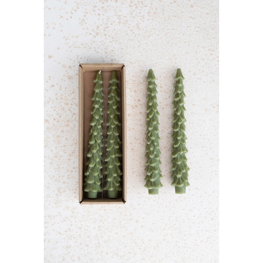 Tree Shaped Taper Candles-Set/2