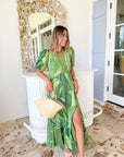 SHERIDAN FRENCH Margot Dress Moss Agate