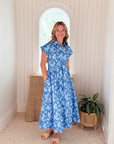 OLIPHANT Belted Shirt Dress Pretoria Navy