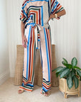 FINAL SALE MISA Reshma Pant San Miguel Stripe
