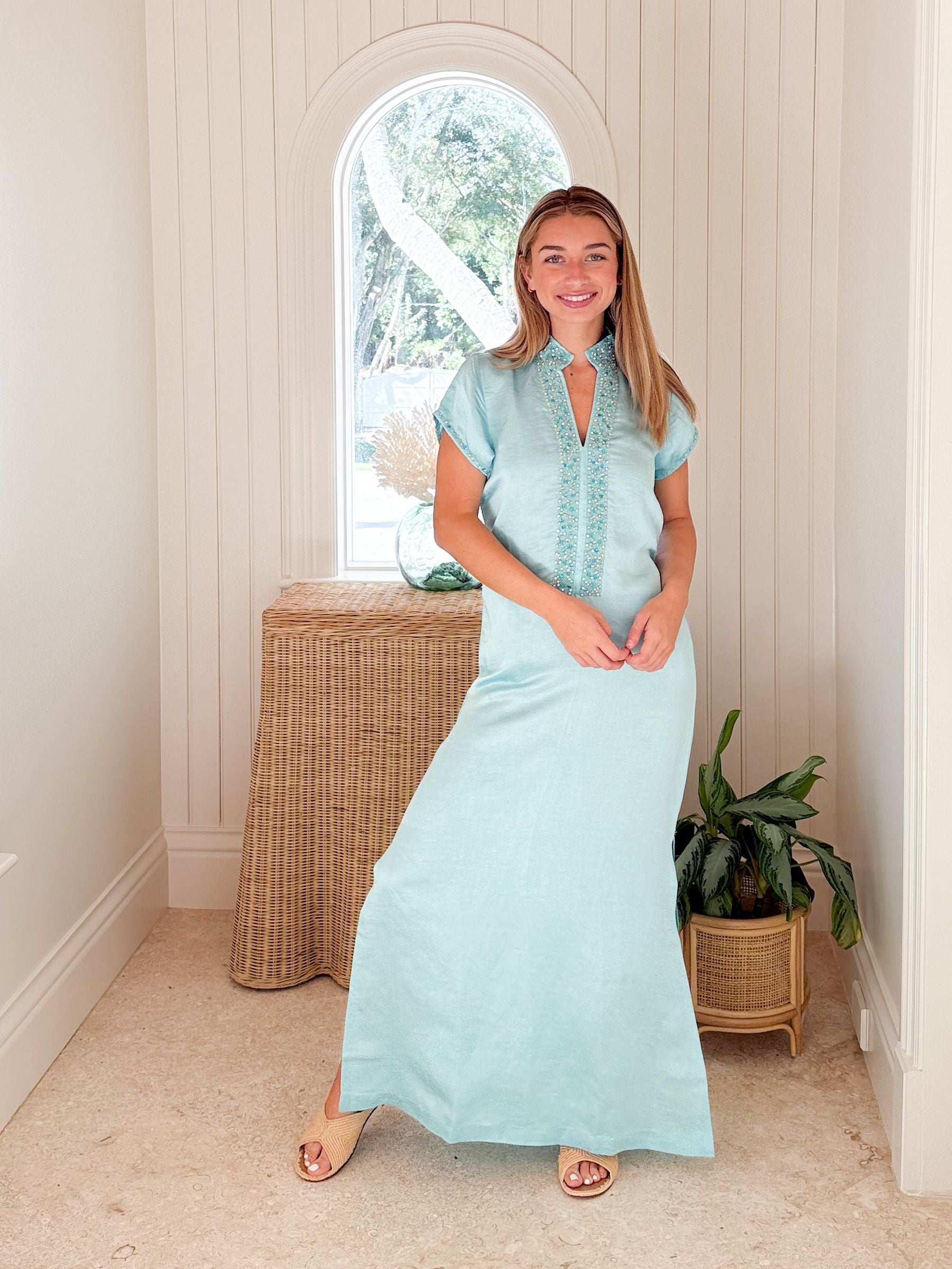 BELLA TU Meg Caftan Pool