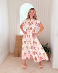 OLIPHANT Belted Shirt Dress Taormina Cream
