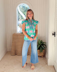 FINAL SALE BELLA TU Camden Top Mint