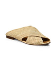 CARRIE FORBES Arielle Woven Raffia Sandal