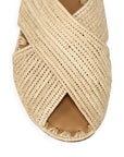 CARRIE FORBES Arielle Woven Raffia Sandal