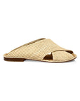 CARRIE FORBES Arielle Woven Raffia Sandal