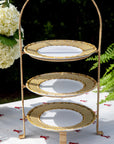 JULISKA Bamboo Caning Melamine Dinner Plate-Set/4
