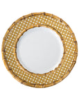 JULISKA Bamboo Caning Melamine Dinner Plate-Set/4