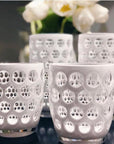 Lente Acrylic White Tumbler - Set/6