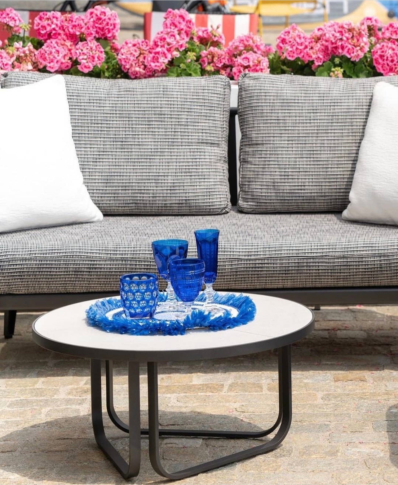 Lente Acrylic Blue Tumbler - Set/6