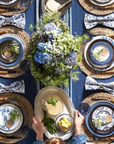 JULISKA Le Panier Delft Blue Dessert/Salad Plate-Set/4