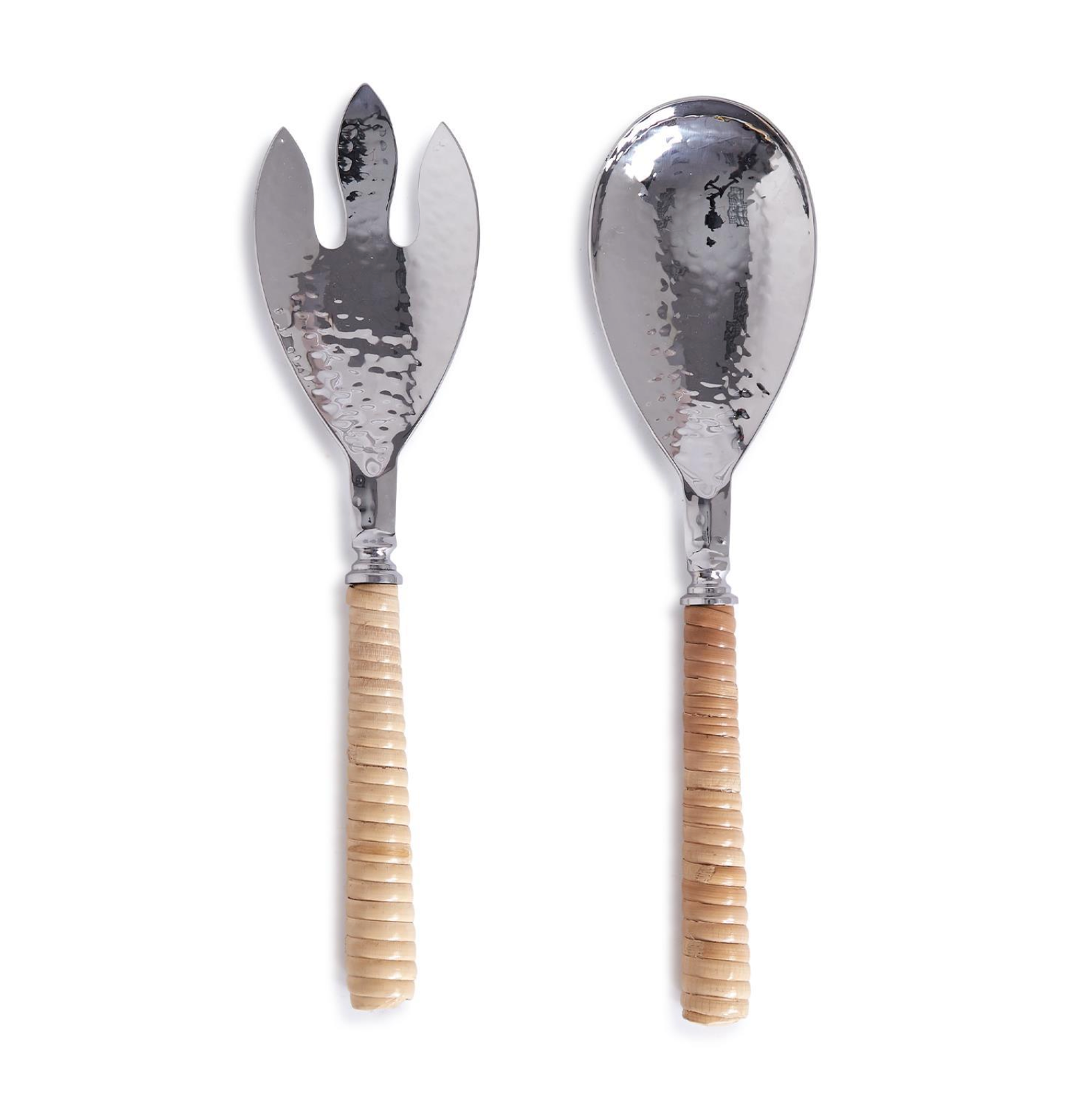 Rattan Wrapped Serving Set- Set/2