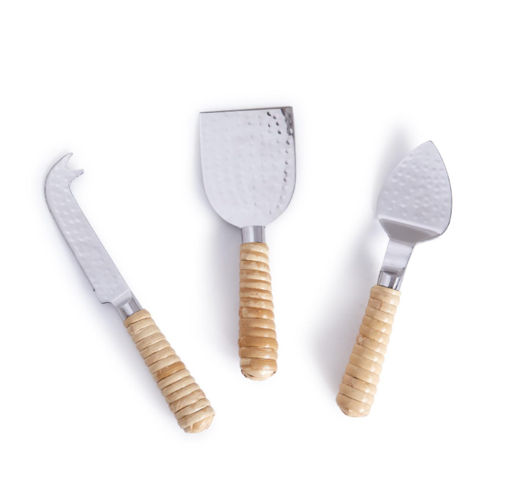 Rattan Cheese Knives-Set/3 – Matilda's Life Style