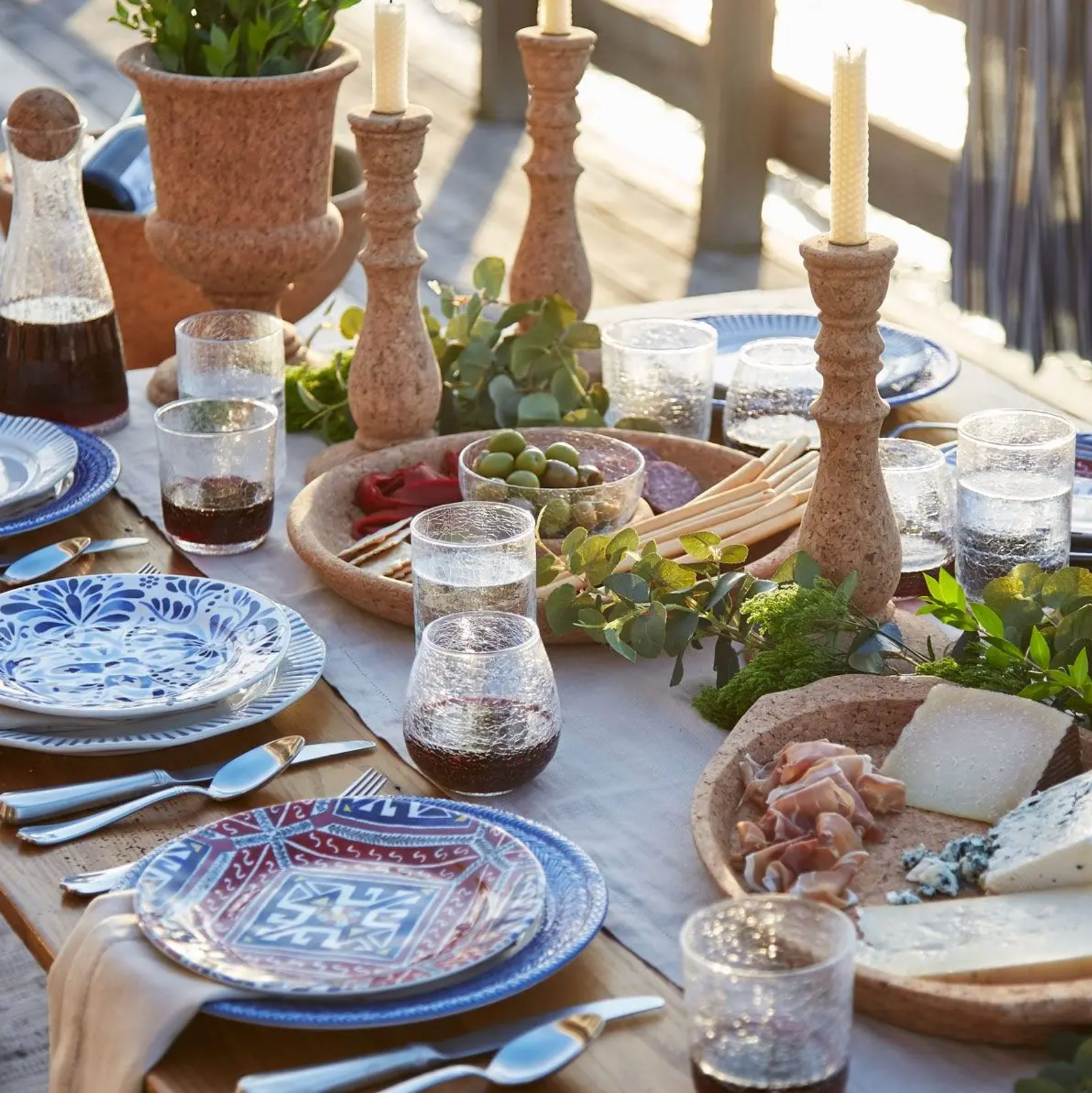JULISKA Le Panier Delft Blue Dinner Plate-Set/4