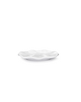 FINAL SALE Ruffle White Melamine Canape Plate-Set/4