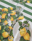 Lemon Wreath Placemats-Set/12