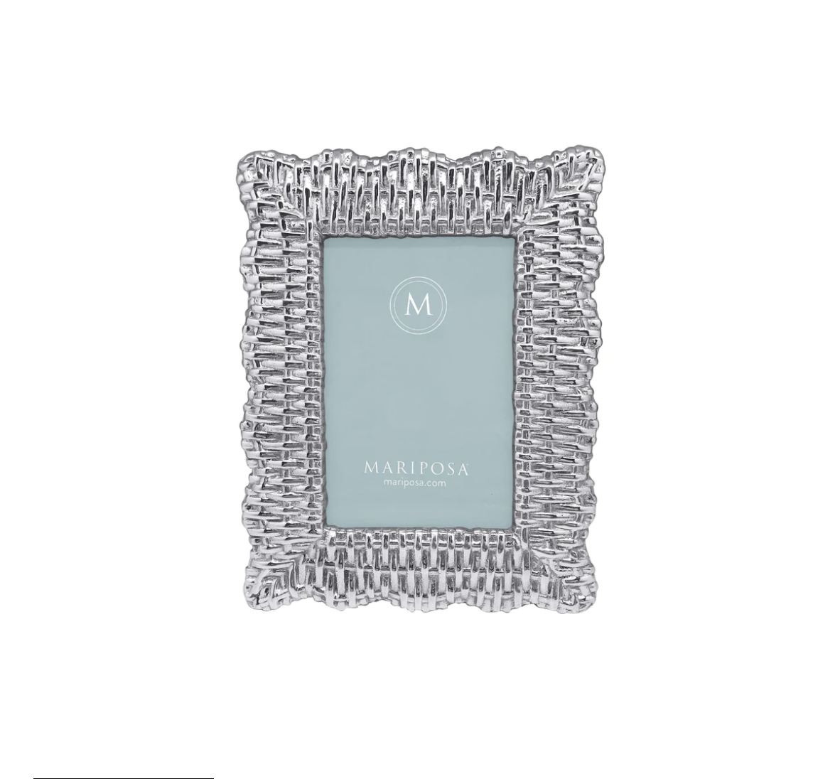 MARIPOSA Wicker Bordered Frame 4x6