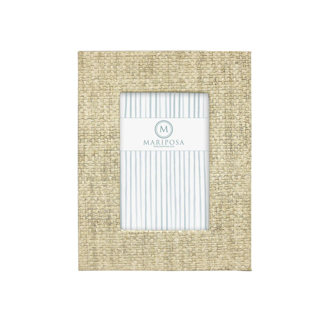 Sand Faux Grasscloth 4x6