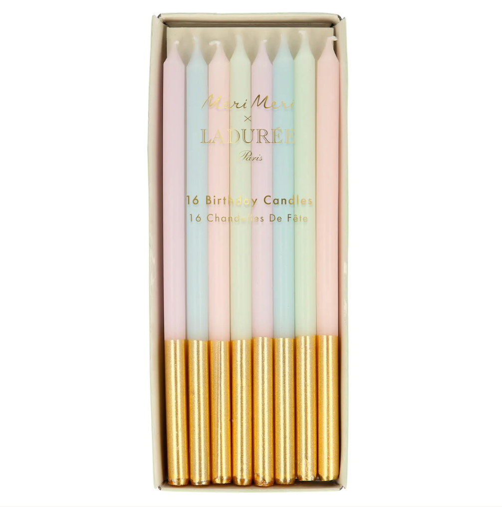 Laduree Paris Gold Dipped Candle