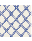 Blue Lattice Cocktail Napkin Set/20
